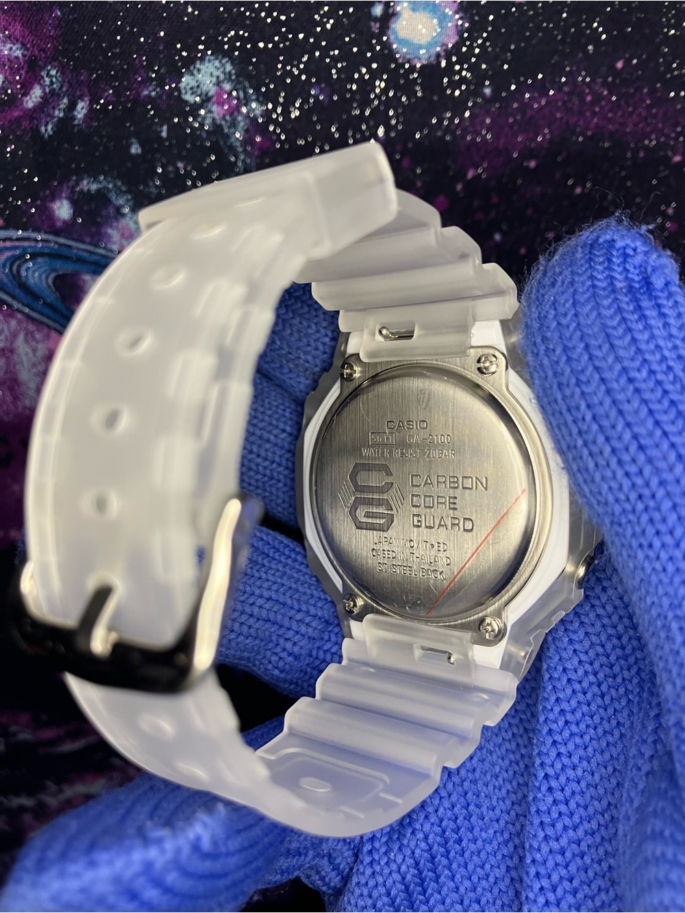 Custom G Shock purple and clear color way - Picture 4 of 4